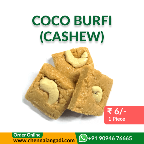 Coco Burfi Cashew